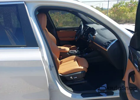 2022 BMW X3 xDrive30I из США, поврежденный, VIN 5UX53DP09N9K53801